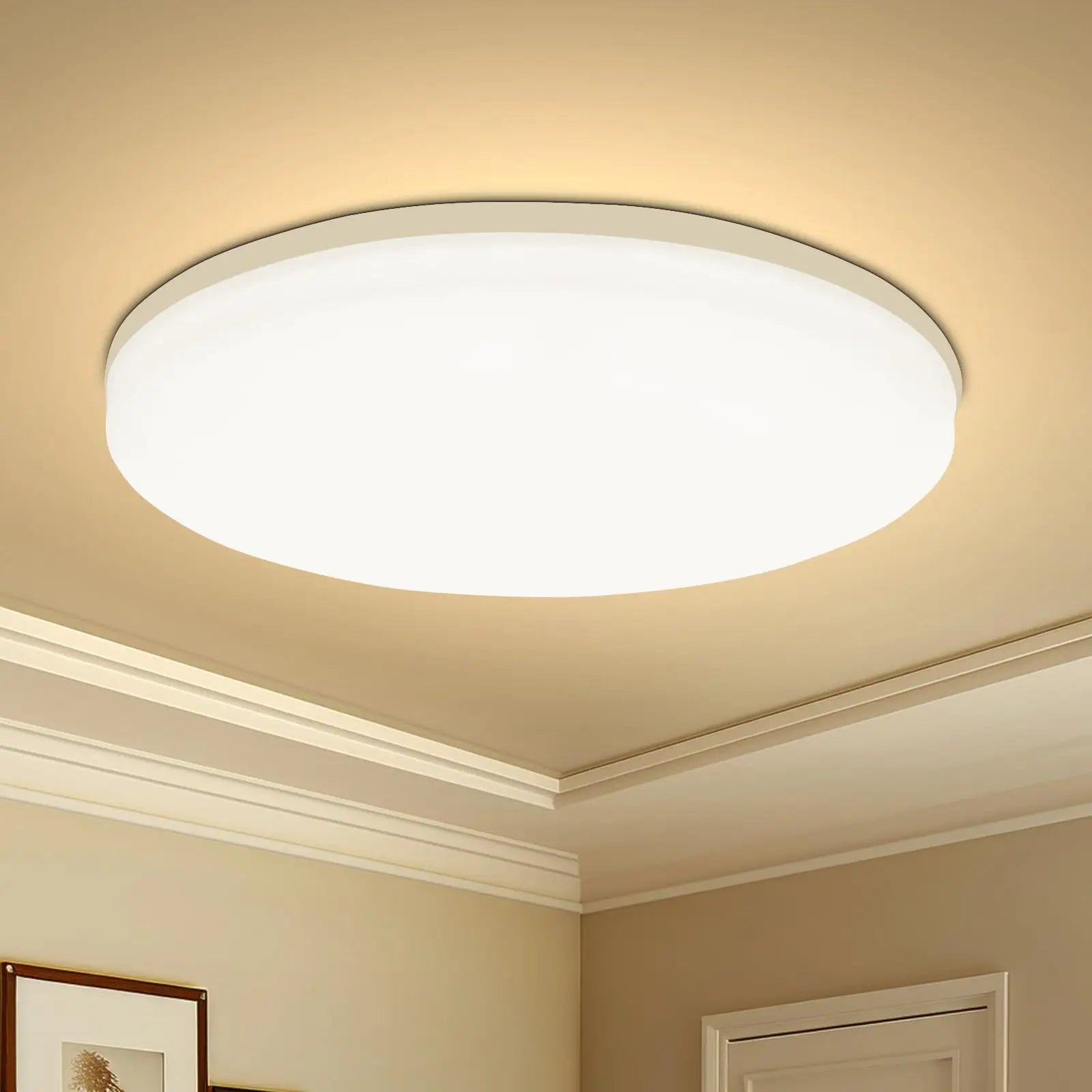 Round LED Ceiling Light – Modern Indoor Lighting Fixture 18W/24W/36W/48W