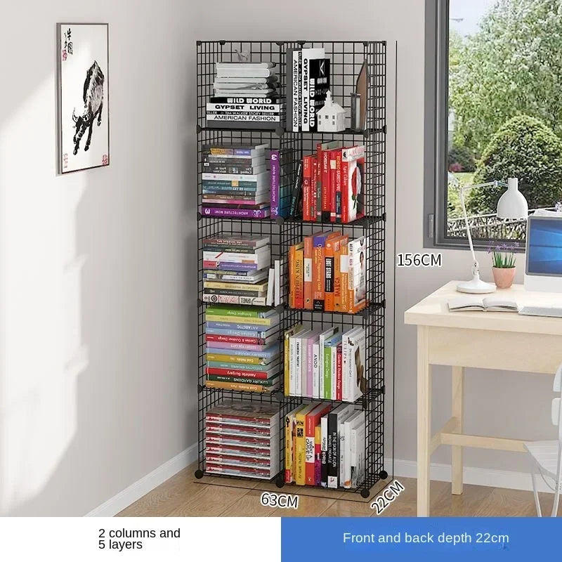 Modern Floating Bookshelf – Home Storage & Bookcase Organizer