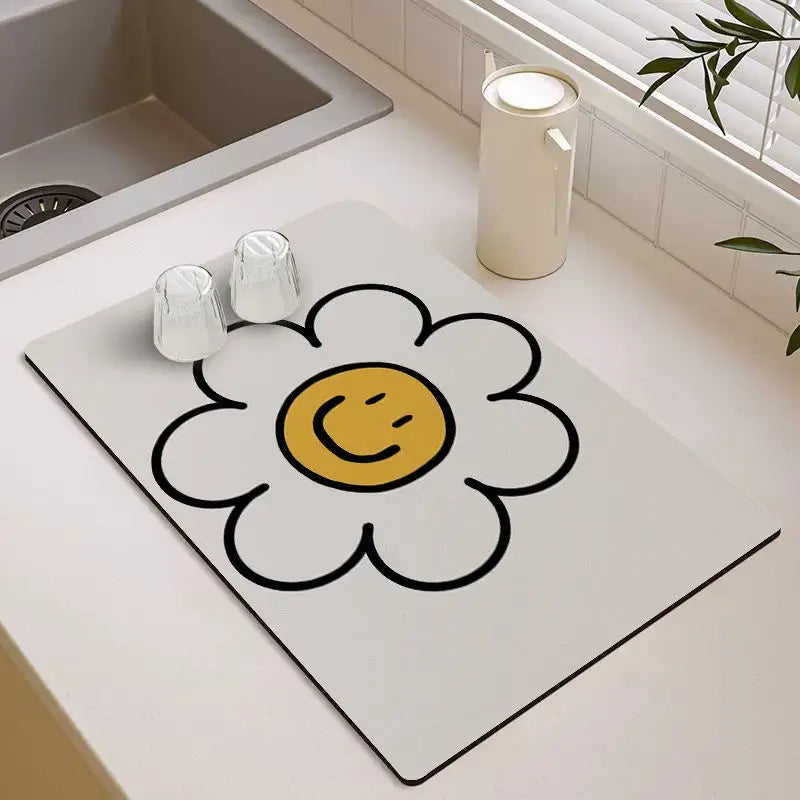 Multi-Use Diatom Mud Absorbent Mat – Quick-Dry & Anti-Slip