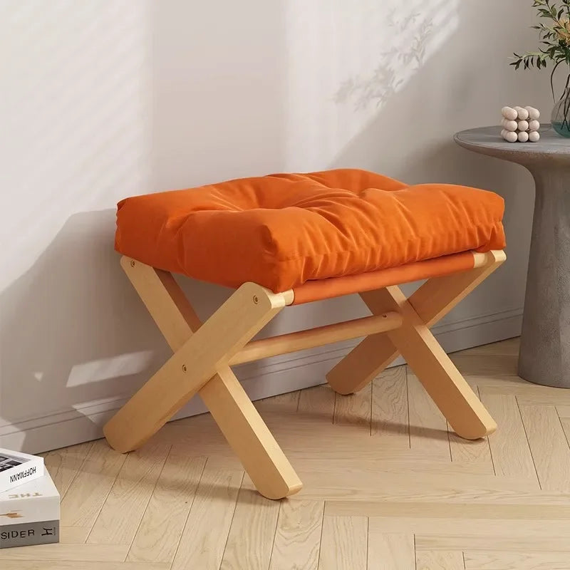 Portable Folding Footrest Stool – Multifunctional Sofa & Shoe Changing Stool