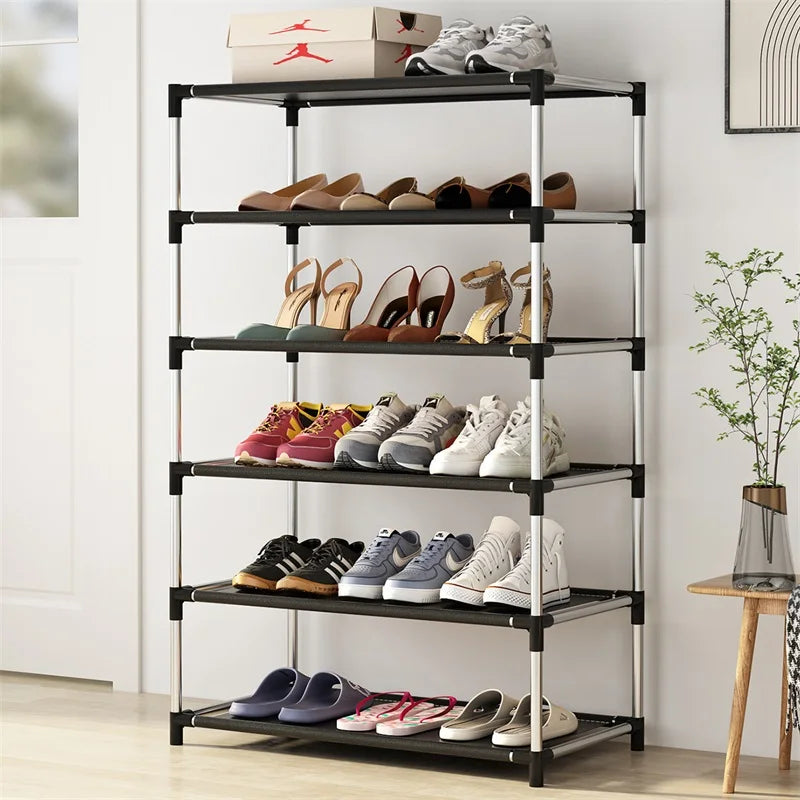 Multi-Layer Dustproof Shoe Rack – Simple & Economical Storage Cabinet