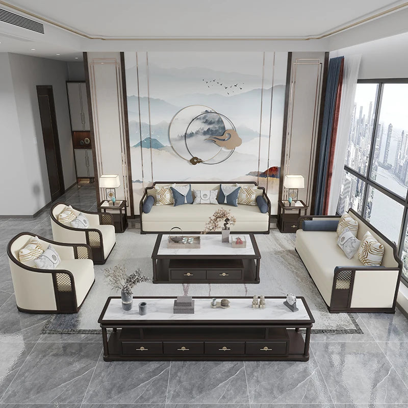 Modern Nordic Fabric Sofa Set – Minimalist Modular Living Room Furniture