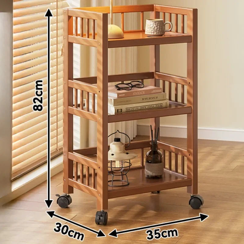 Removable Storage Rack – Portable Multi-Layer Organizer with Wheels