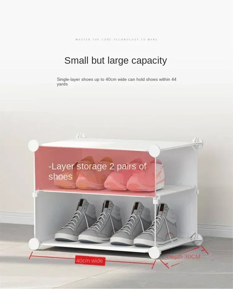 Modern Shoe Rack Cabinet – Hallway & Entryway Shoes Organizer