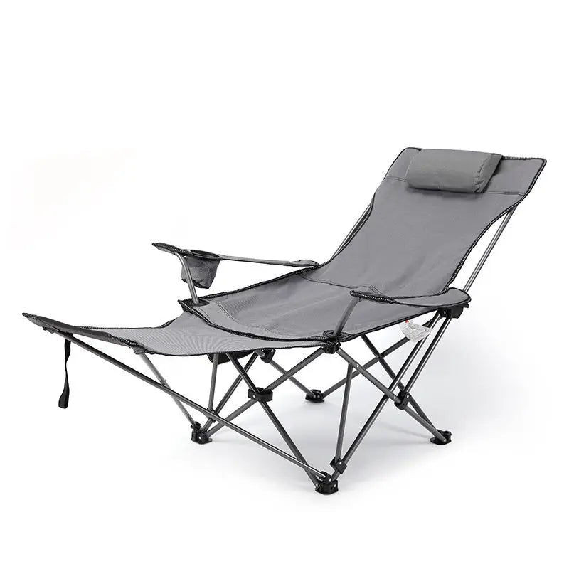 Outdoor Folding Recliner Chair – Portable & Adjustable Camping Chair