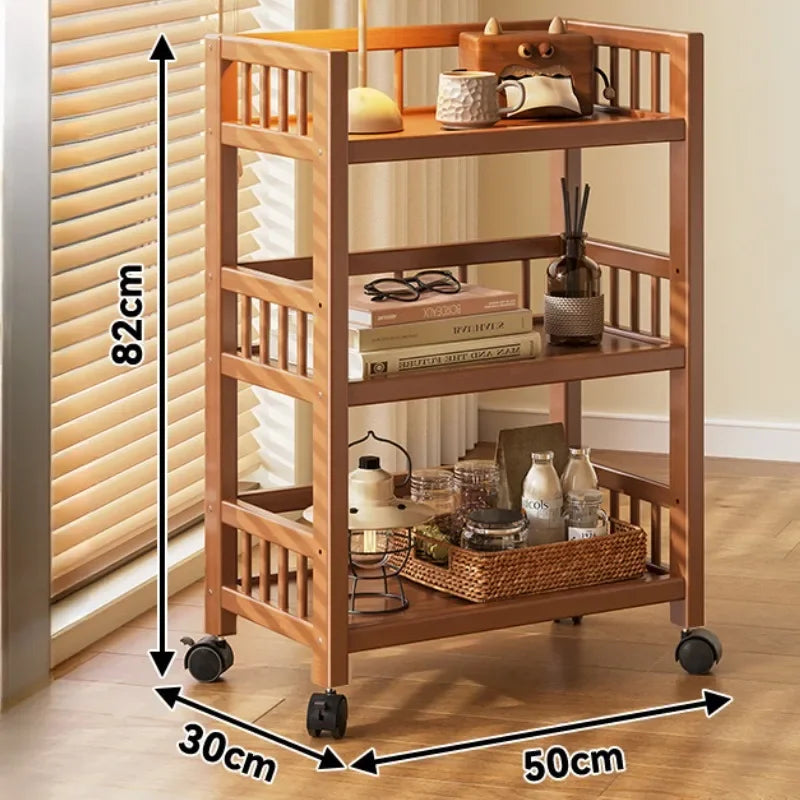Removable Storage Rack – Portable Multi-Layer Organizer with Wheels