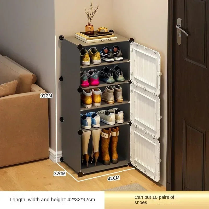 Modern Shoe Rack Cabinet – Hallway & Entryway Shoes Organizer