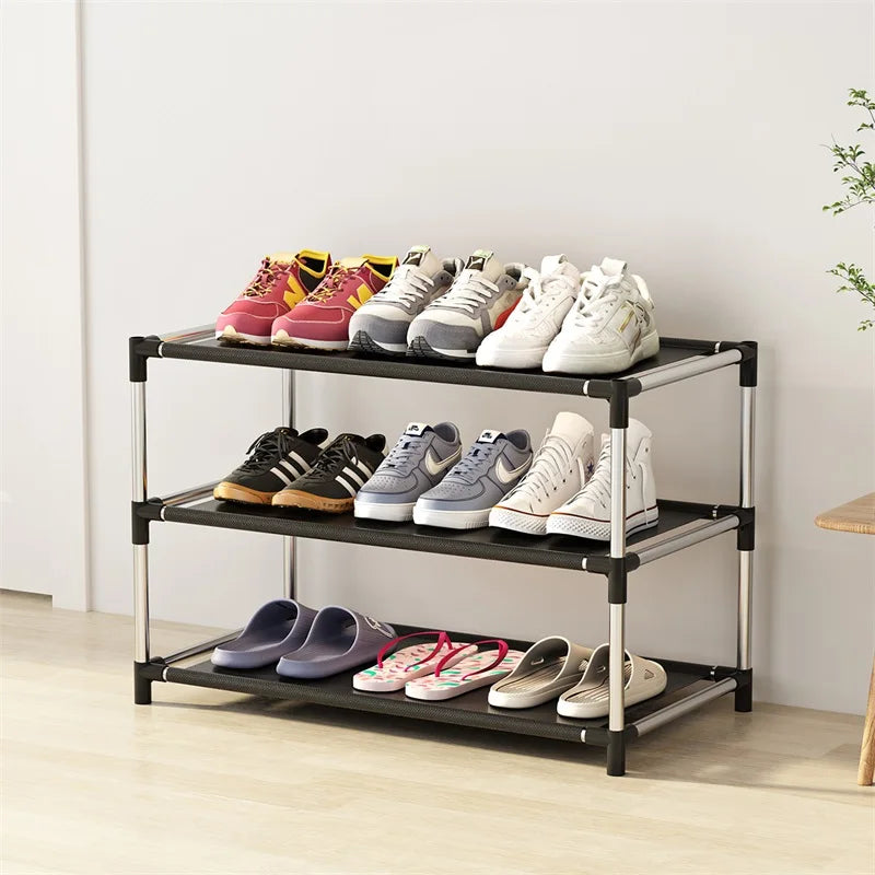 Multi-Layer Dustproof Shoe Rack – Simple & Economical Storage Cabinet