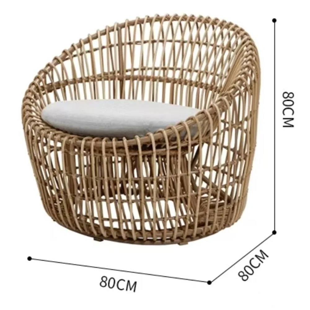 Outdoor Garden Furniture Set – PE Rattan with Cushions, Waterproof & UV-Resistant