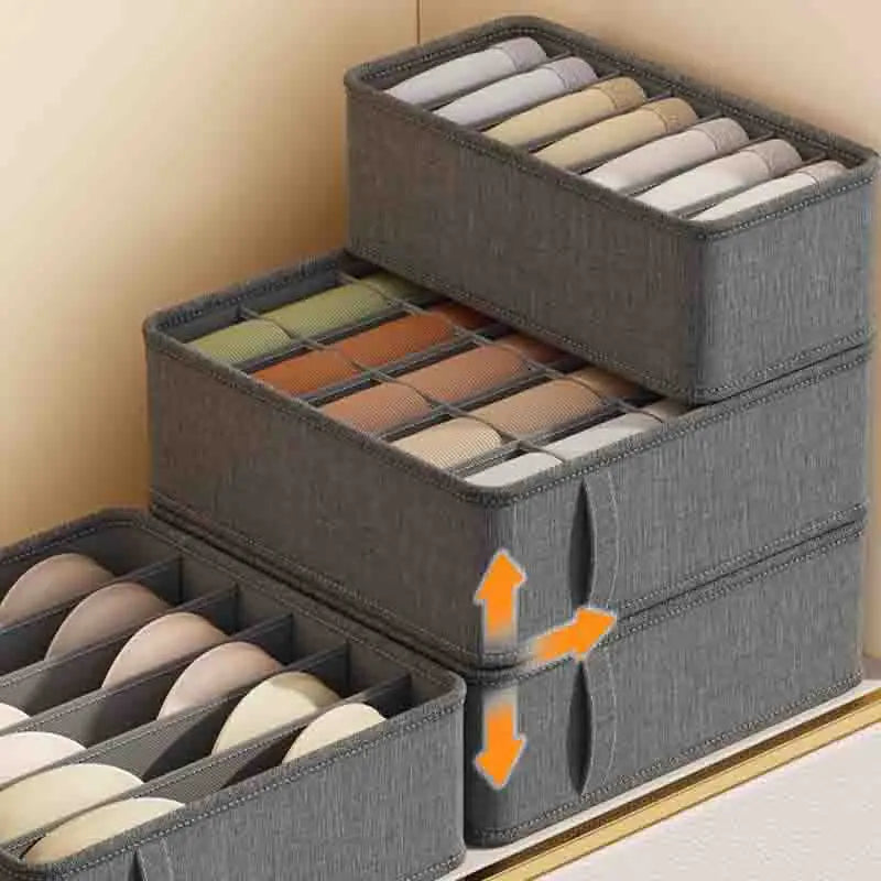 Multi-Functional Underwear Storage Box – Divided Drawer Organizer for Dorm & Bedroom