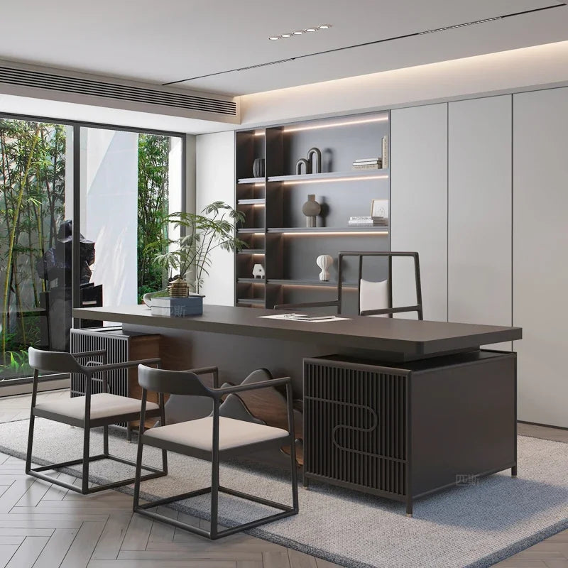 Modern Office Writing Desk – Executive Computer & Study Table